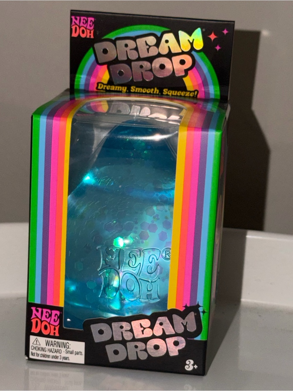 Needoh Schylling Dream Drop Squishy Toy - Blue